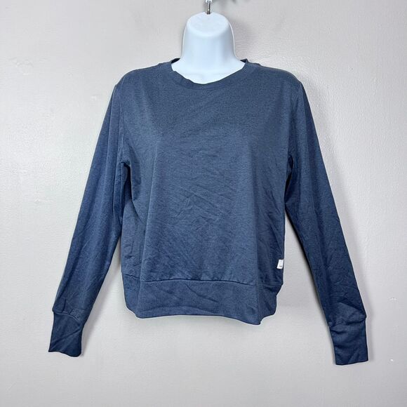 Women's Navy Long Sleeve Top - Picture 4 of 8